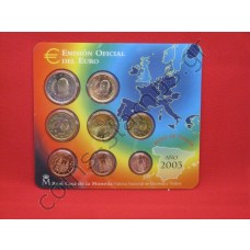 Ακυκλοφορητη σειρα Ευρω Ισπανιας 2003